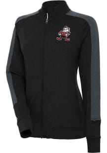Antigua Cleveland Browns Womens Black Classic Strike Light Weight Jacket