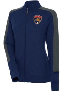 Antigua Florida Panthers Womens Navy Blue Strike Light Weight Jacket