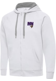 Antigua Minnesota Vikings Mens White Chain Victory Long Sleeve Full Zip Jacket