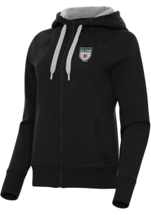 Antigua Chicago Stars FC Womens Black Victory Long Sleeve Full Zip Jacket
