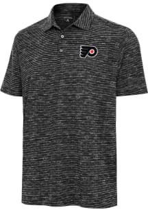 Antigua Philadelphia Flyers Mens Black Status Short Sleeve Polo