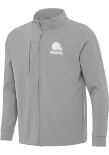 Antigua Cleveland Browns Mens Grey White Tonal Regard Light Weight Jacket