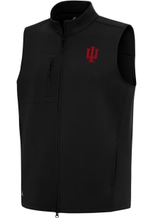 Antigua Indiana Hoosiers Mens Black Demand Sleeveless Jacket