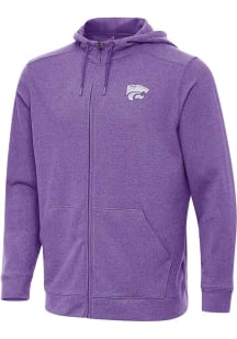 Antigua K-State Wildcats Mens Purple Effortless Light Weight Jacket