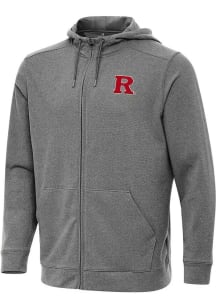 Antigua Rutgers Scarlet Knights Mens Black Effortless Light Weight Jacket