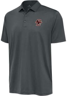 Antigua Boston College Eagles Grey Ellipse Big and Tall Polo