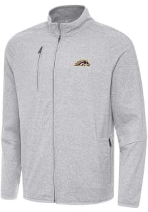 Antigua Western Michigan Broncos Mens Grey Hold Up Light Weight Jacket