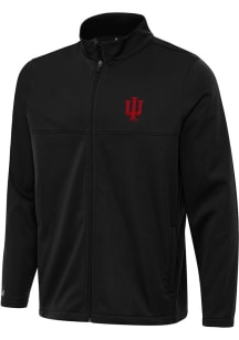Antigua Indiana Hoosiers Mens Black Links 2 Light Weight Jacket