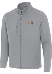Antigua Western Michigan Broncos Mens Grey Objection Light Weight Jacket