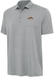 Antigua Western Michigan Broncos Mens Grey Reprocess Recycled Short Sleeve Polo