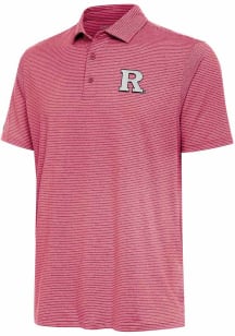Antigua Rutgers Scarlet Knights Mens Red Scheme Short Sleeve Polo