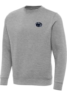 Antigua Penn State Nittany Lions Mens Grey Victory Big and Tall Crew Sweatshirt