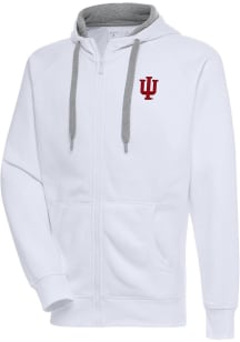 Antigua Indiana Hoosiers Mens White Victory Big and Tall Light Weight Jacket
