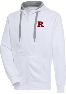 Antigua Rutgers Scarlet Knights Mens White Victory Big and Tall Light Weight Jacket