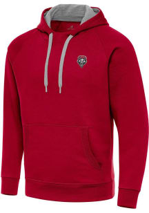 Antigua New Mexico Lobos Mens Red Victory Long Sleeve Hoodie
