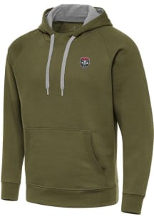 Antigua New Mexico Lobos Mens Olive Victory Long Sleeve Hoodie