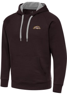 Antigua Western Michigan Broncos Mens Brown Victory Long Sleeve Hoodie