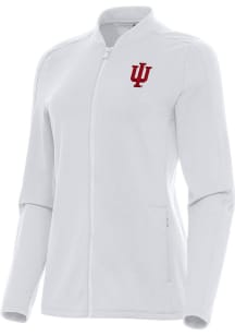 Antigua Indiana Hoosiers Womens White Continual Light Weight Jacket