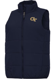 Antigua GA Tech Yellow Jackets Womens Navy Blue Experience Vest
