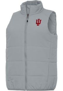 Antigua Indiana Hoosiers Womens Grey Experience Vest