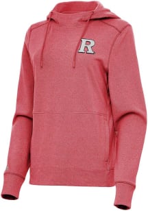 Antigua Rutgers Scarlet Knights Womens Red Justice Hooded Sweatshirt