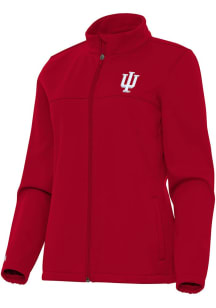 Antigua Indiana Hoosiers Womens Red Links Light Weight Jacket