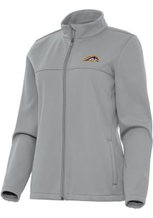 Antigua Western Michigan Broncos Womens Grey Links Light Weight Jacket