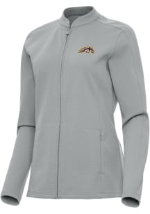 Antigua Western Michigan Broncos Womens Grey Regard Light Weight Jacket