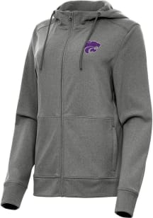 Antigua K-State Wildcats Womens Black Seeker Light Weight Jacket