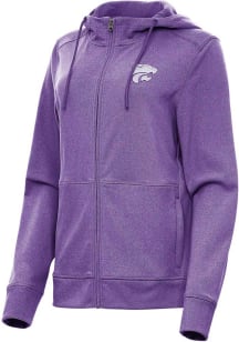 Antigua K-State Wildcats Womens Purple Seeker Light Weight Jacket