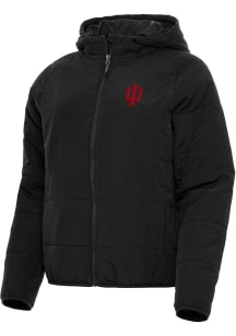 Antigua Indiana Hoosiers Womens Black Universe Filled Jacket