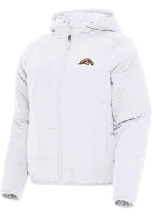 Antigua Western Michigan Broncos Womens White Universe Filled Jacket