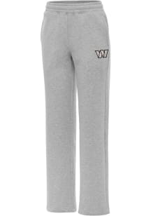 Antigua Washington Commanders Womens Carbon Victory Grey Sweatpants