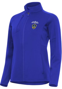 Antigua LA Galaxy Womens Blue 2024 Cup Champions Generation Light Weight Jacket