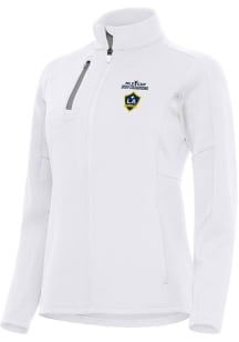 Antigua LA Galaxy Womens White 2024 Cup Champions Generation Light Weight Jacket