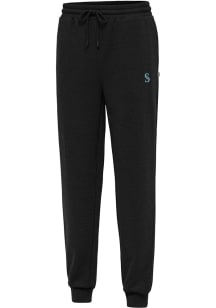 Antigua Seattle Mariners Mens Black Idol Sweatpants