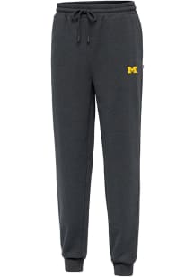 Antigua Michigan Wolverines Mens Grey Idol Sweatpants