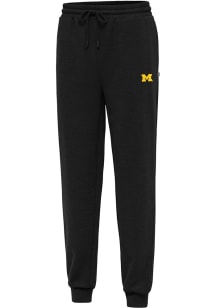 Antigua Michigan Wolverines Mens Black Idol Sweatpants