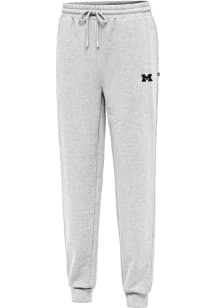Antigua Michigan Wolverines Mens Grey Idol Sweatpants