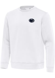 Antigua Penn State Nittany Lions Mens White Relevant Long Sleeve Crew Sweatshirt