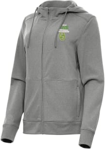 Antigua Oregon Ducks Womens Black 2024 Big Ten Football Champions Seeker Light Weight Jacket
