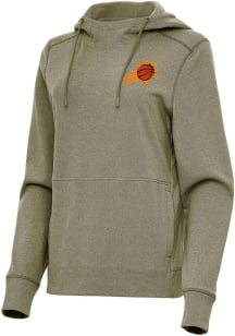 Antigua Phoenix Suns Womens Olive Justice Hooded Sweatshirt