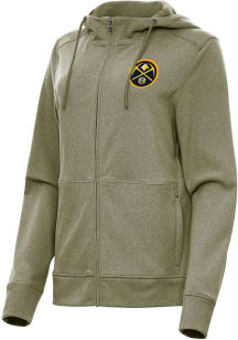 Antigua Denver Nuggets Womens Olive Seeker Light Weight Jacket