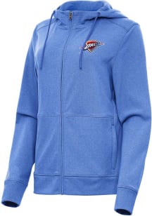 Antigua Oklahoma City Thunder Womens Blue Alternate Seeker Light Weight Jacket
