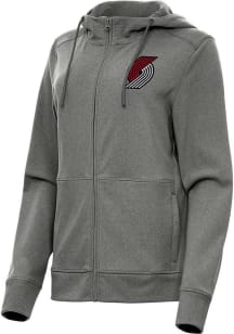 Antigua Portland Trail Blazers Womens Black Seeker Light Weight Jacket