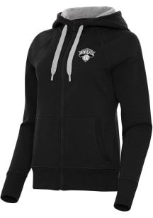 Antigua New York Knicks Womens Black Metallic Victory Long Sleeve Full Zip Jacket