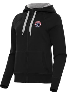 Antigua Washington Wizards Womens Black Victory Long Sleeve Full Zip Jacket