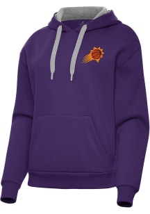 Antigua Phoenix Suns Womens Purple Victory Hooded Sweatshirt