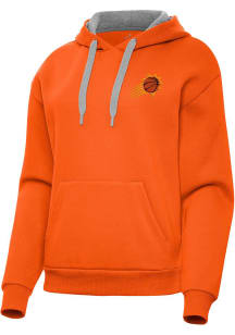 Antigua Phoenix Suns Womens Orange Victory Hooded Sweatshirt
