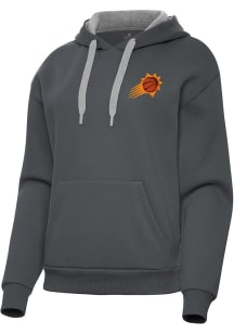 Antigua Phoenix Suns Womens Charcoal Victory Hooded Sweatshirt